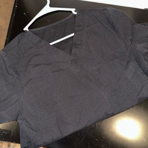 Black scrub top